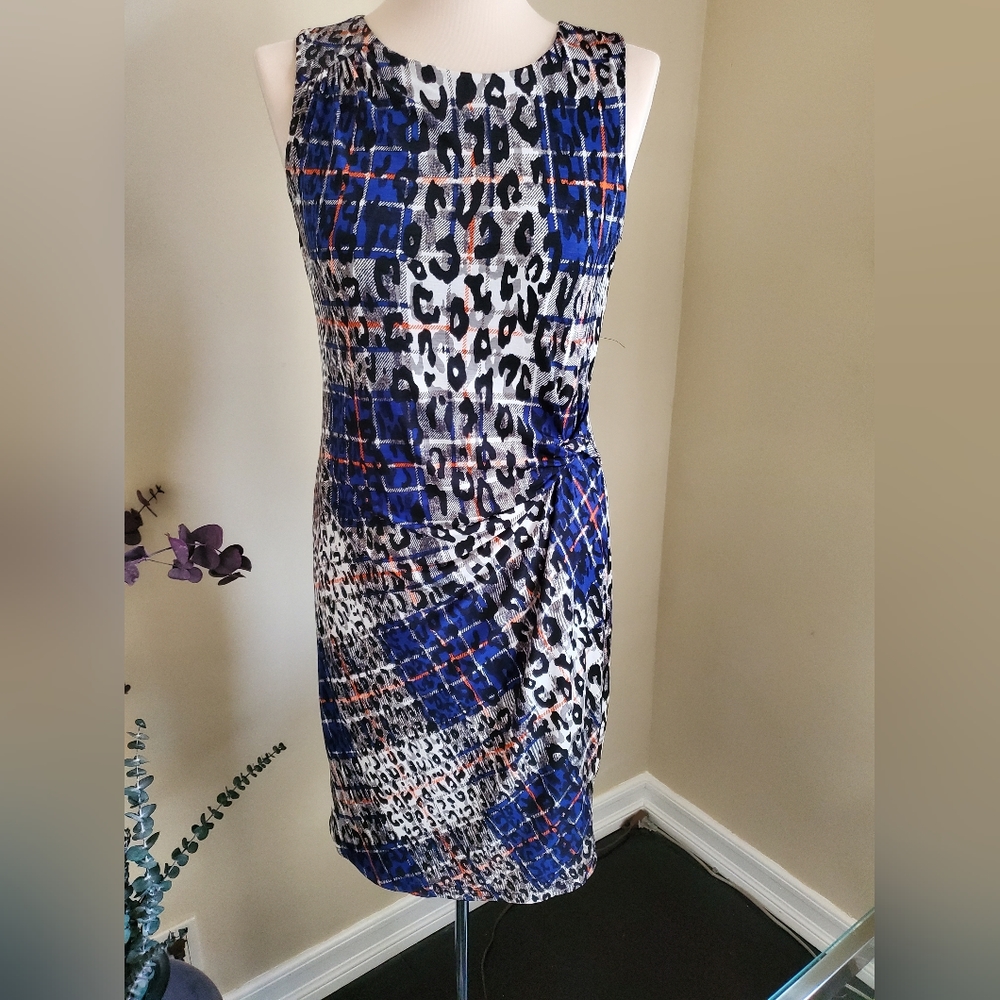 NINE WEST leopard print dress size 4